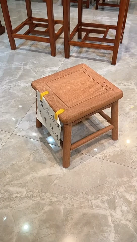 花梨木类成套家具白胚小方凳28*28*28