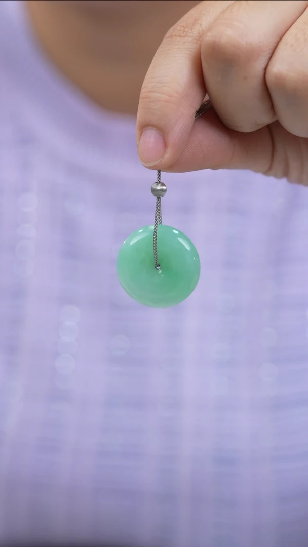 翡翠未镶嵌颈饰翡翠吊坠平安扣