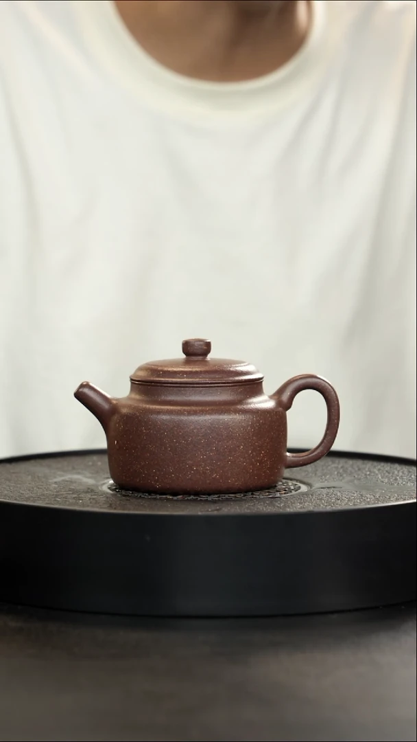 茶壶紫砂手工泥桃花德中大口