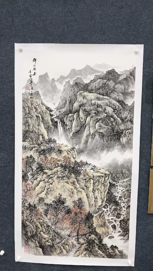 【闪购商品】国画 2.14-艺术-黄春香-六尺整山水69