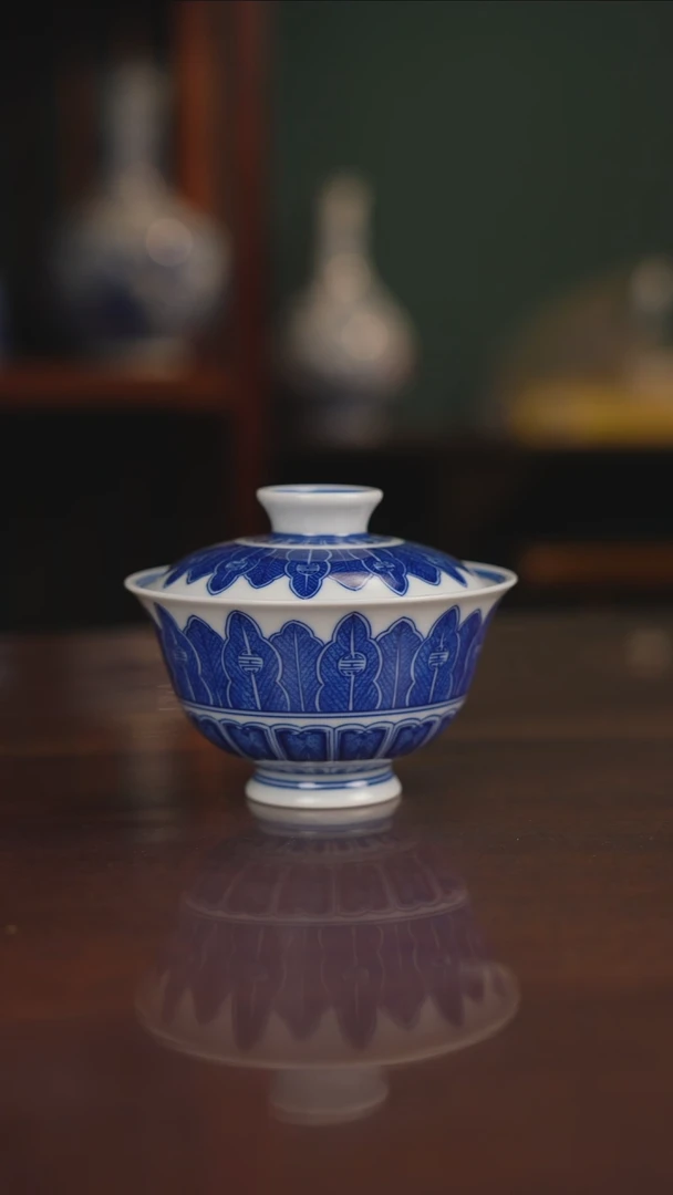 晓月窑青花高端茶具