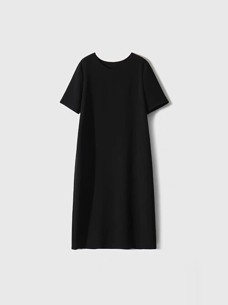 三伏天穿【25365#】夏季女款休闲时尚百搭A字版哥地罗马长款连衣裙