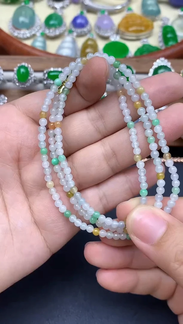 颈饰未镶嵌翡翠308-中国好珍宝