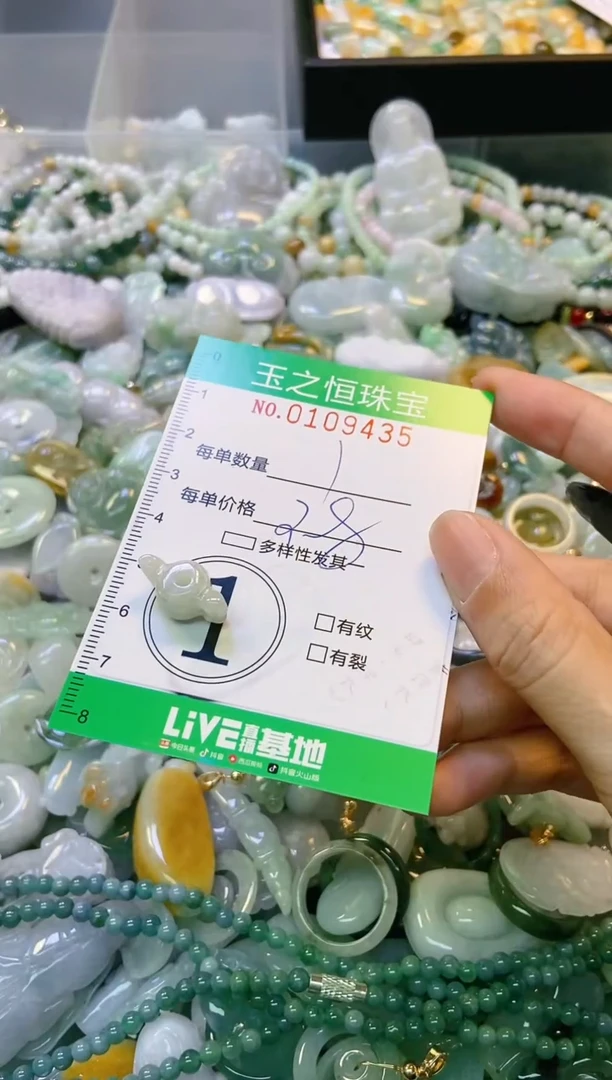 翡翠未镶嵌颈饰闪购0109435