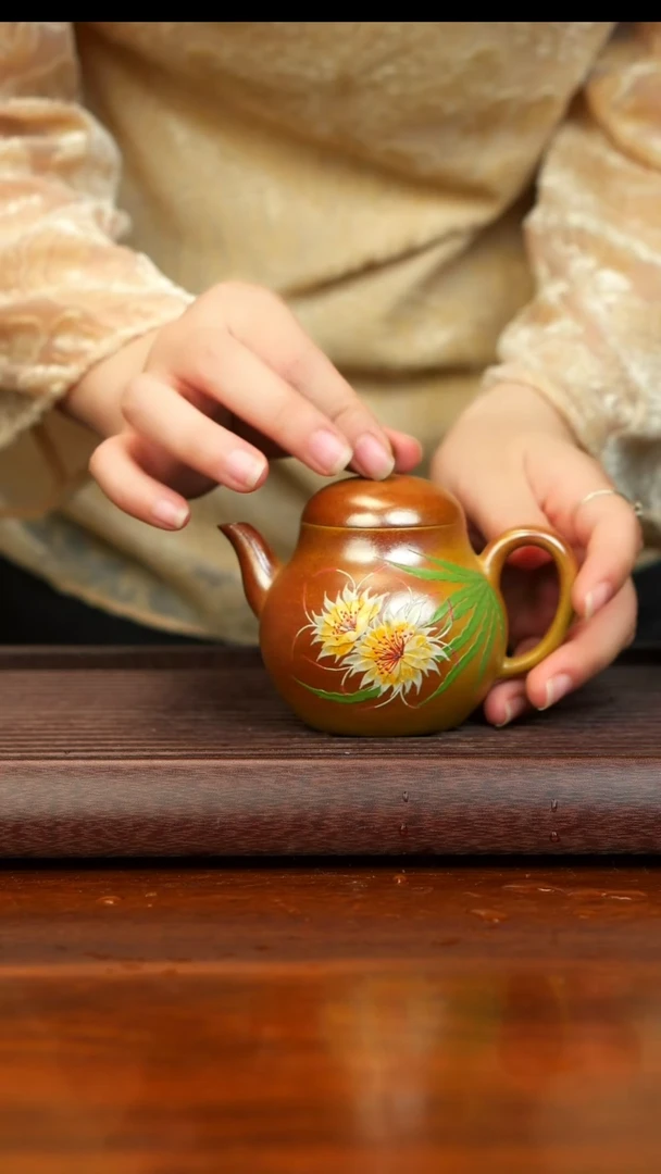 紫砂茶宠宜兴紫砂梨形
