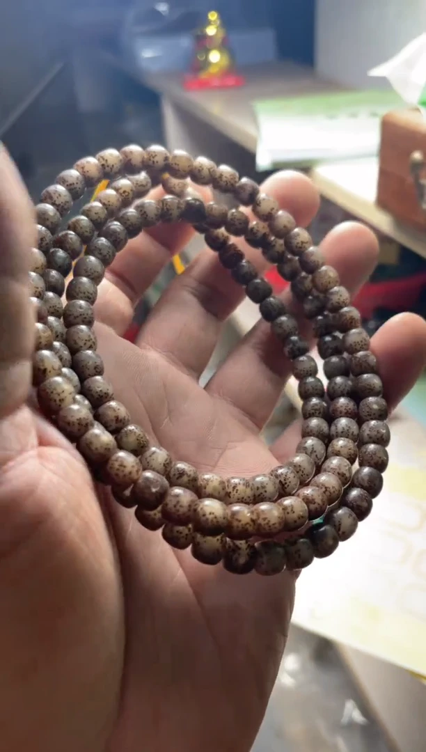 星月菩提吊坠《粉冰长串》7X6长串A06