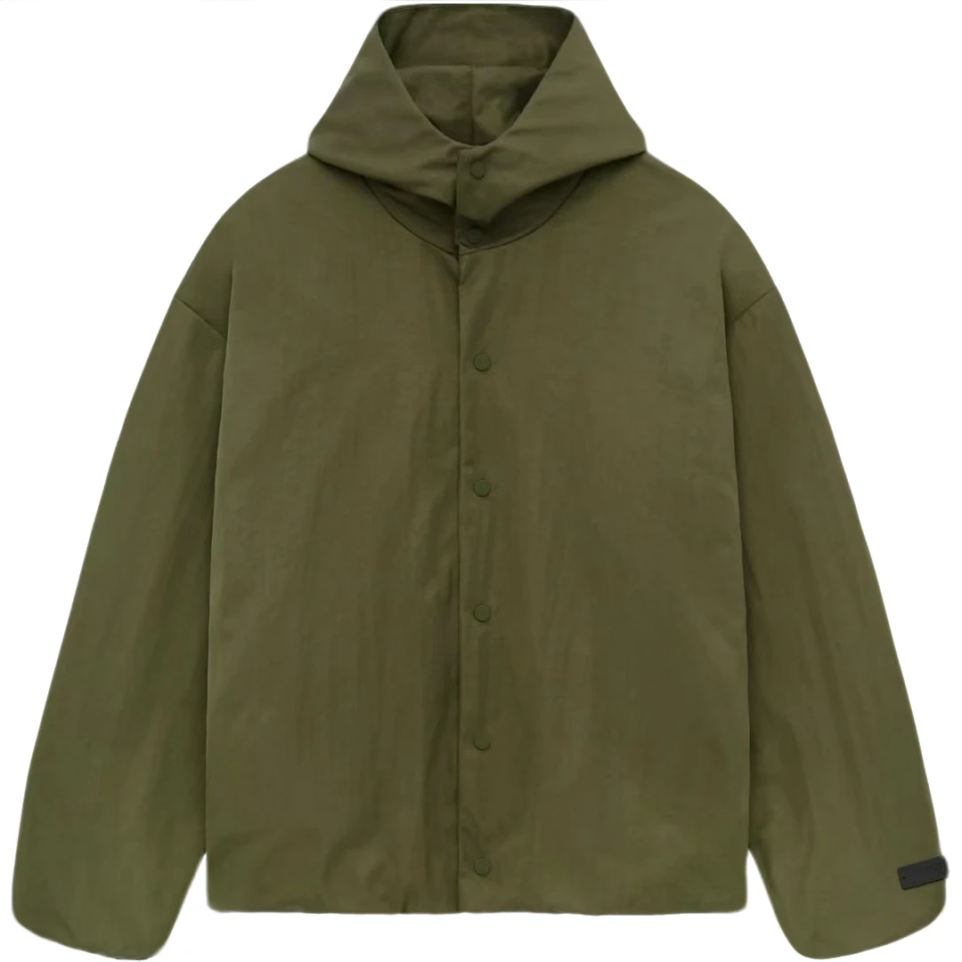 ESSENTIALS 秋冬男女同款长袖连帽刺绣美式休闲重磅教练夹克外套