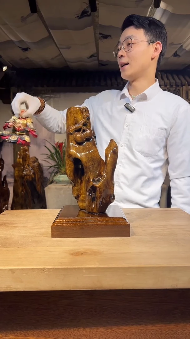 【闪购商品】金丝楠金丝楠小叶桢楠摆件31-18-18