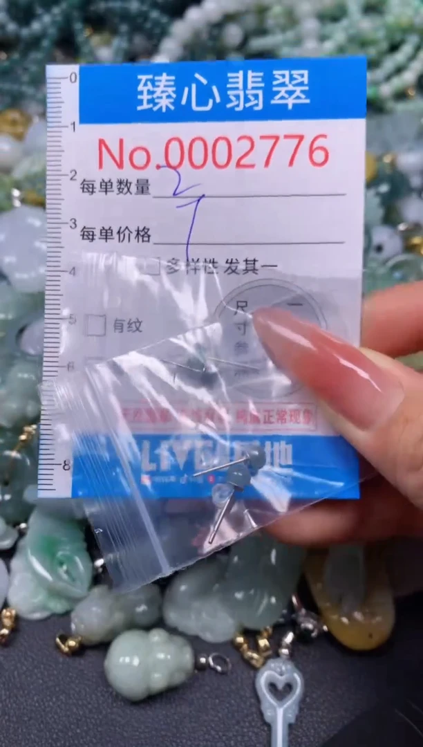 【闪购商品】翡翠颈饰未镶嵌含绳0002776