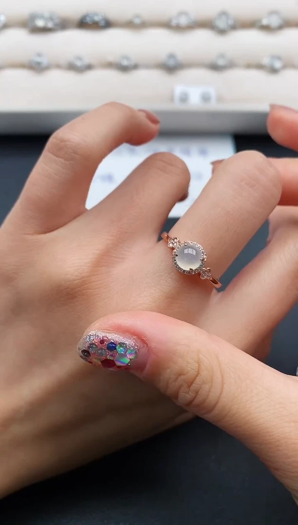 银S925镶嵌戒指翡翠111111111+1