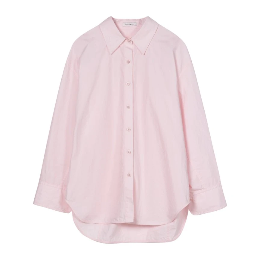 2025春季新款 阔版衬衫女时尚通勤长袖翻领