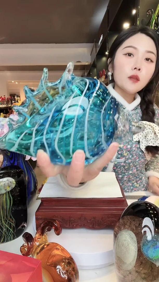 【闪购商品】茶盏琉璃摆件家居摆件