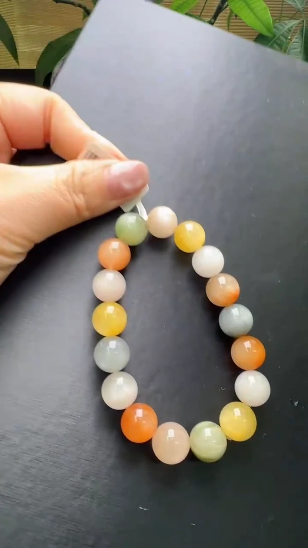 【闪购商品】水晶手串未镶嵌彩兔毛手串12m+ M38075