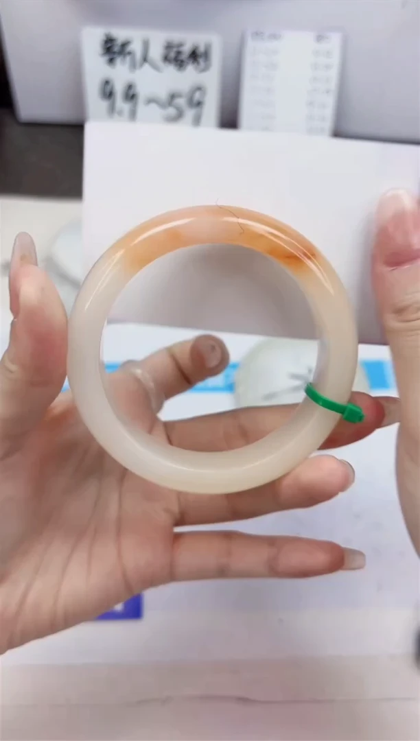 石英质玉手镯未镶嵌408-财气镯-圈口59.6