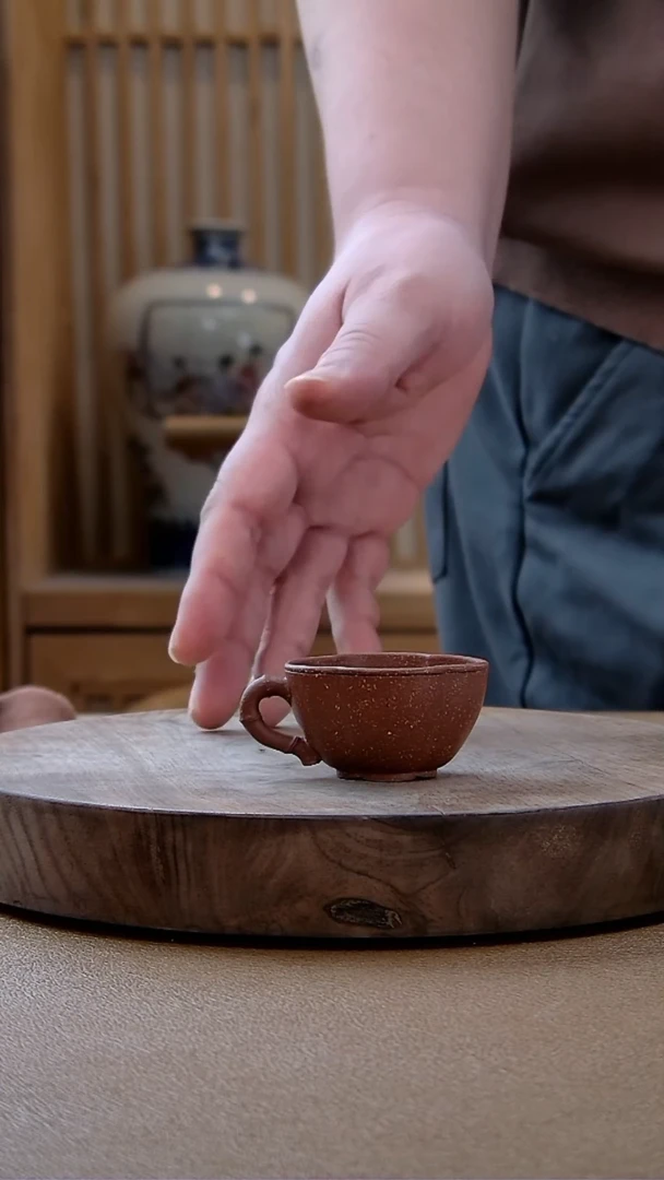 【闪购商品】手工紫砂祥云主人杯