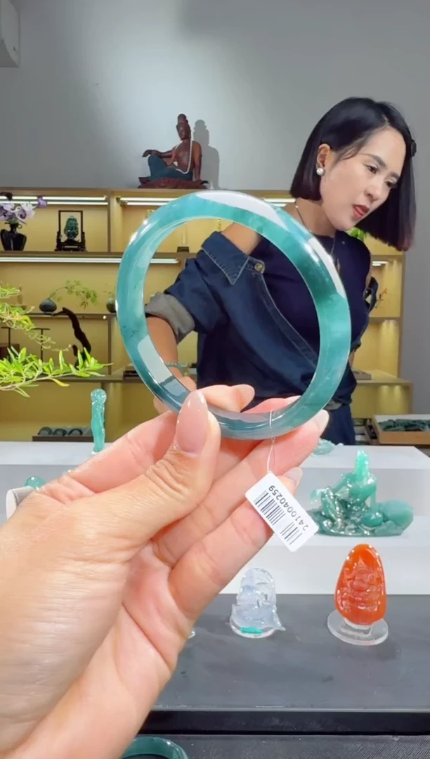 未镶嵌手镯翡翠60.5圈