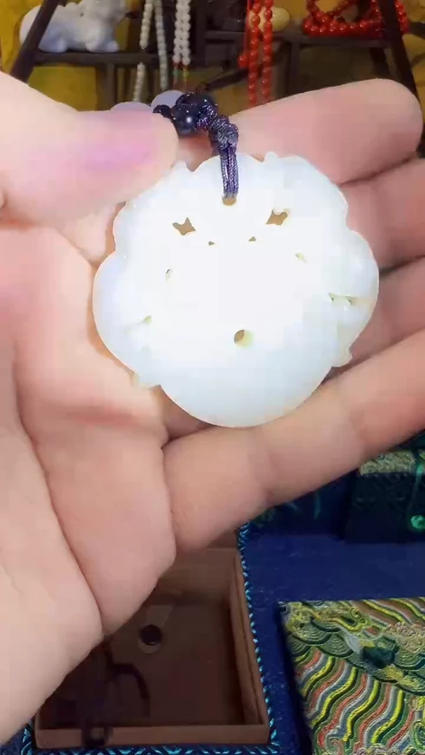 【闪购商品】和田玉挂件未镶嵌和田 双貔貅平安扣（飞铃文玩）