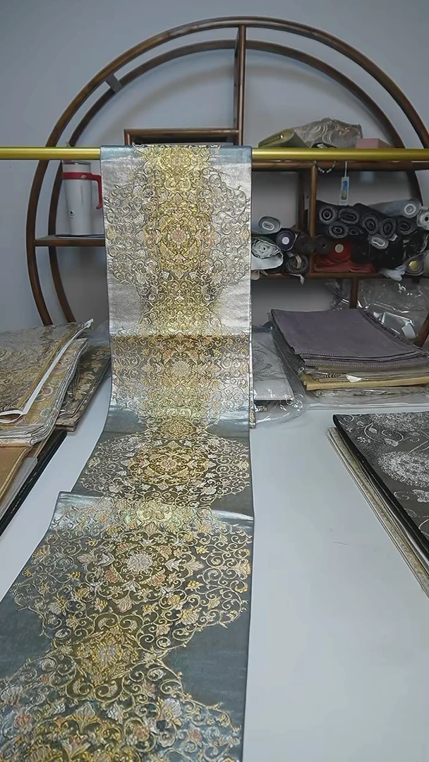 织绣126西阵织六通宝相花