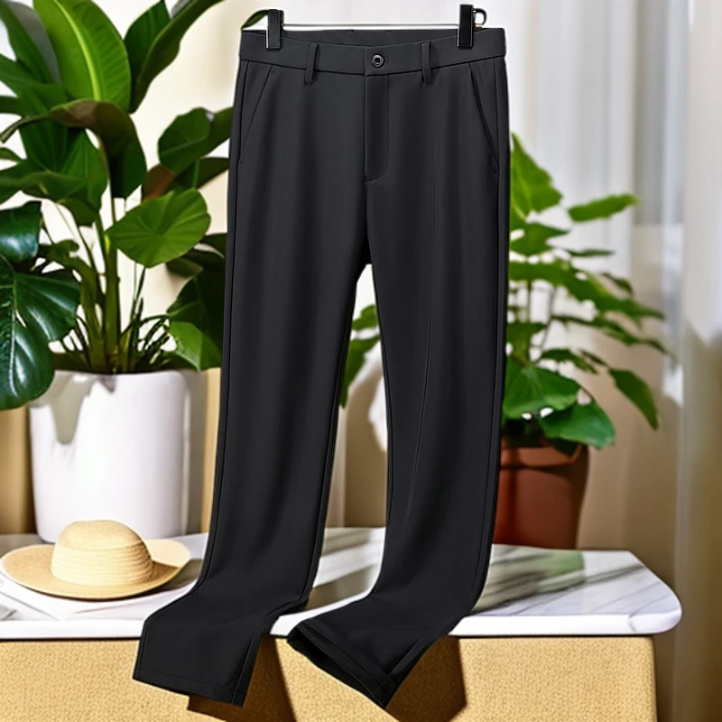 秋冬季男士时尚简约防风百搭休闲裤(2818)