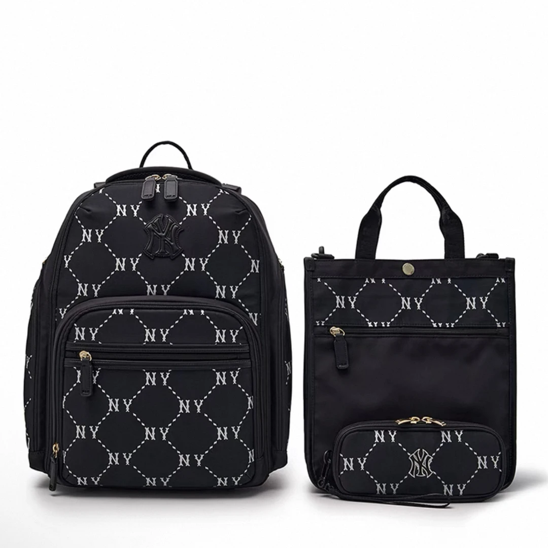 MLB【商场同款】儿童2025新款老花书包7ABKMD35N