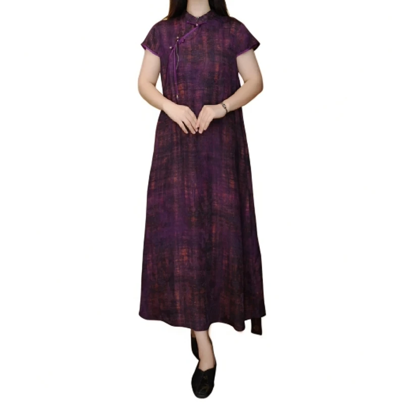 【紫亦】夏季新款连衣裙3786