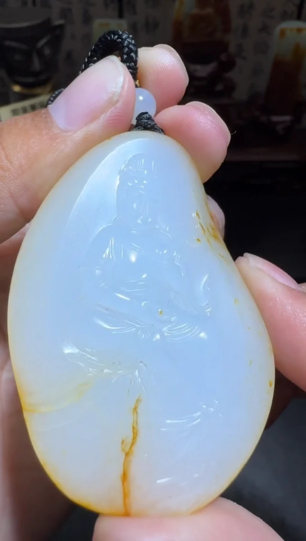 和田玉未镶嵌挂件和田玉