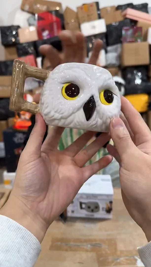 瓷片原盒海德威头杯