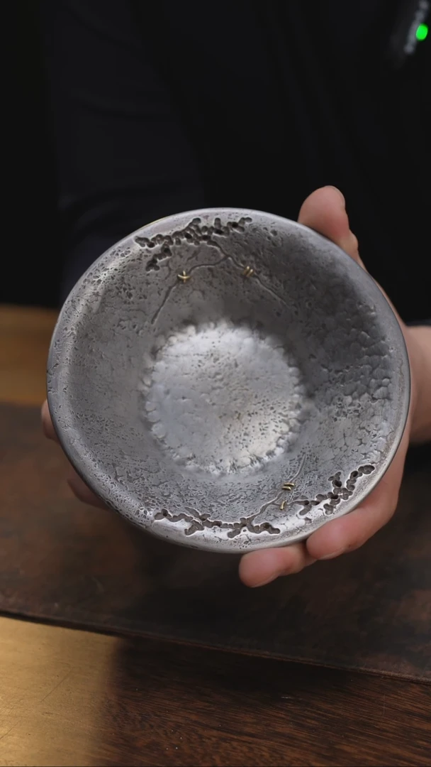 纯锡全手破养壶盘