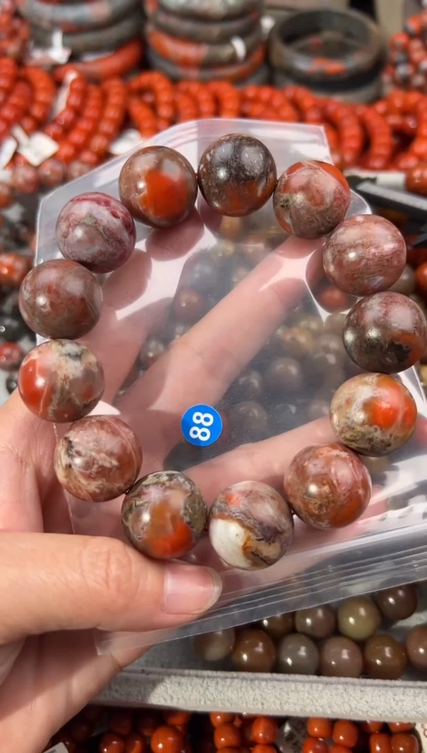 未镶嵌手串南红玛瑙19+