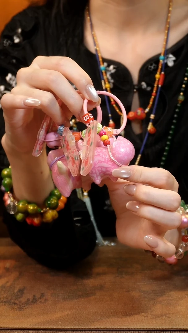 1宴禾堂漆猫挂件（多样性发一件）38