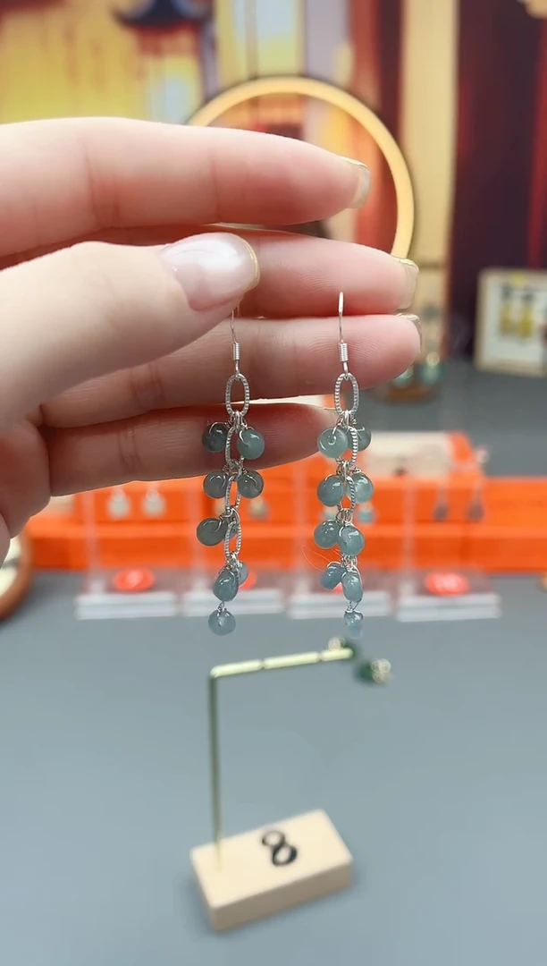 未镶嵌翡翠耳饰911