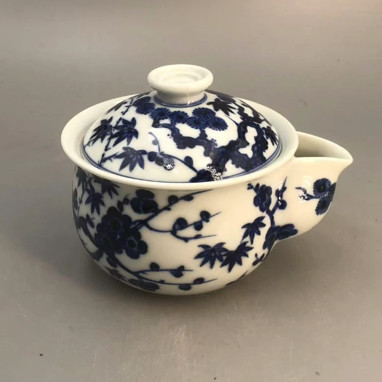 【占春生窑】松竹梅手抓壶