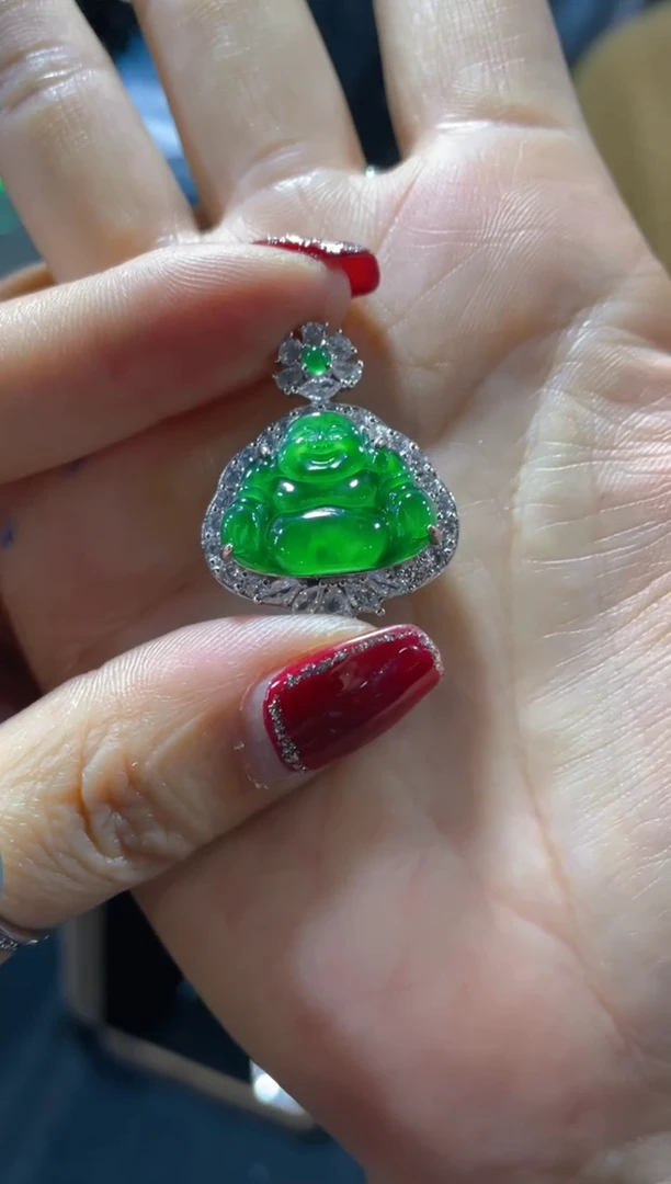 【闪购商品】定制翡翠未镶嵌天然A货翡翠假一罚四（多样性）