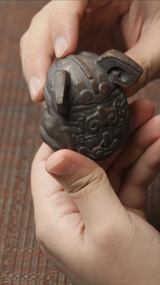 紫砂茶宠茶宠-吞金兽