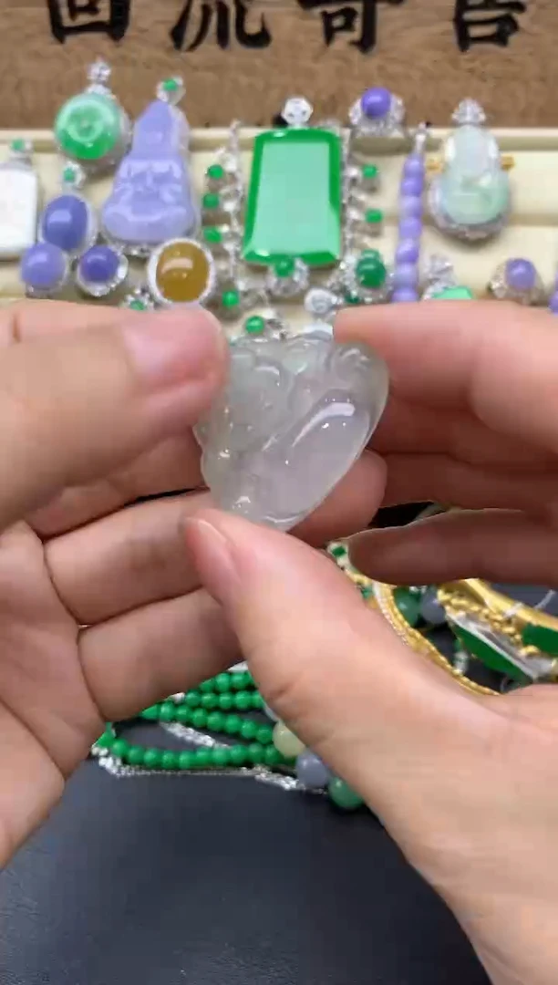 【闪购商品】翡翠颈饰18K金镶嵌88-中国好珍宝