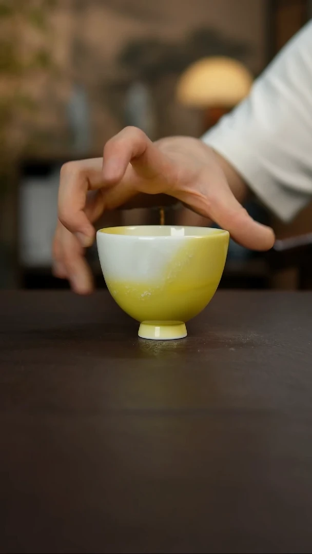 杯景德镇陶瓷杯碗柴烧多人