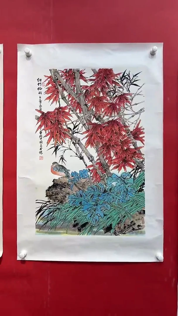 国画画家陆远华纯手绘原作