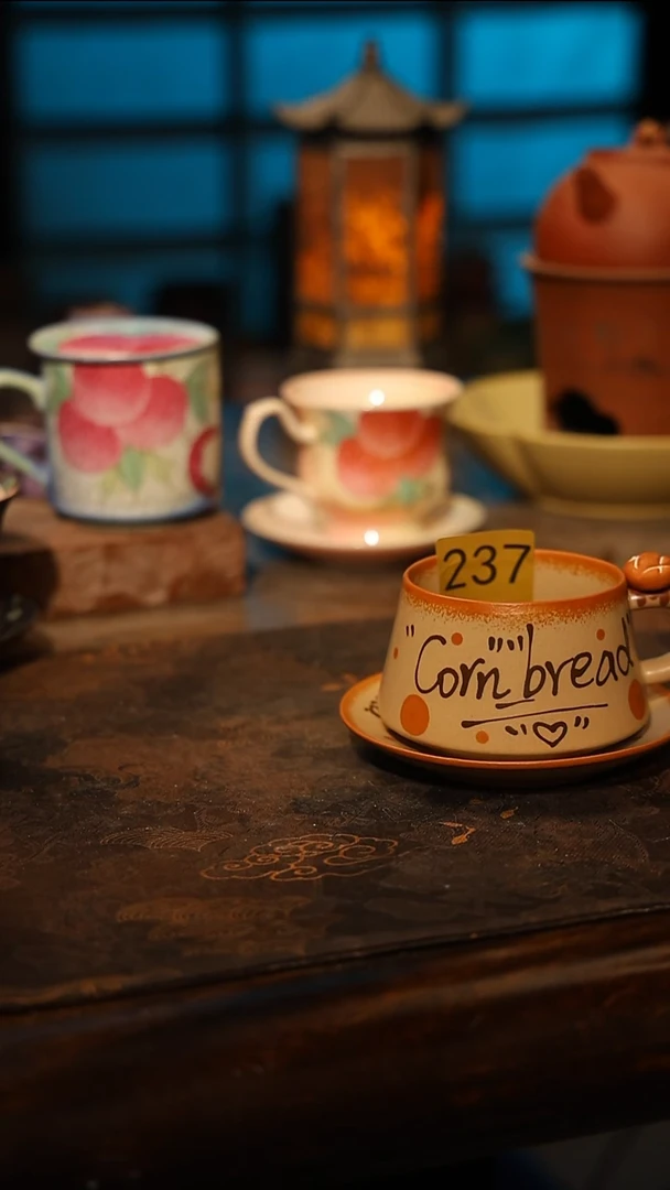 陶瓷景德镇高温釉下彩手工手绘款式