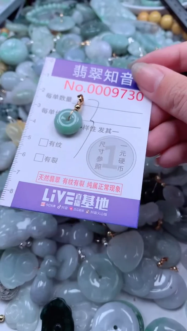 翡翠未镶嵌吊坠(不含链)730