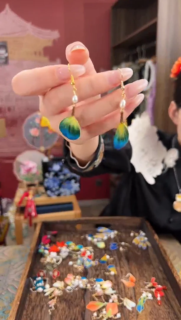 【闪购商品】刺绣苏绣世家非遗手工（耳环）