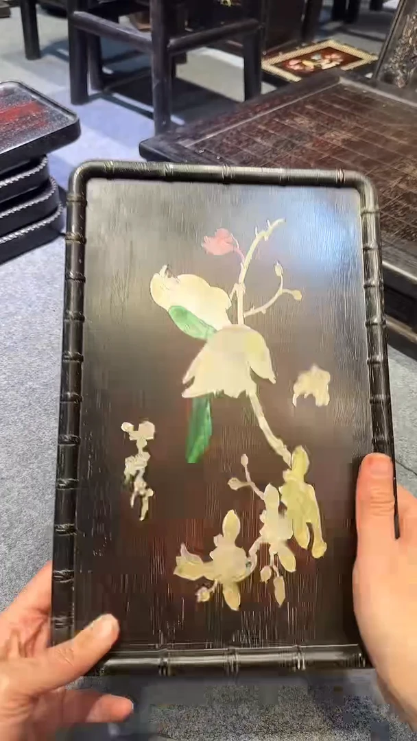 木紫檀拆件雕刻板以直播间实物为准微瑕老物件