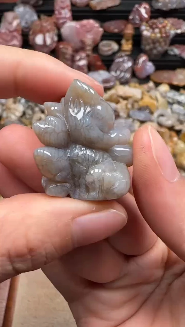 【闪购商品】硅化珊瑚（珊瑚玉）颈饰未镶嵌579