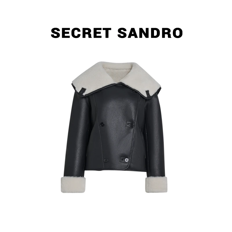 【大翻领】【多娜&Secret Sandro粉丝专享】外套 J84293139N
