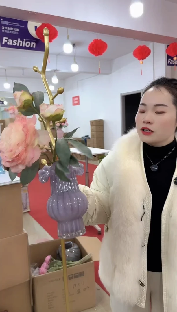 【闪购商品】无铅玻璃甄选花器-v-早40 花瓶