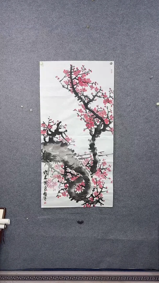 国画136*68吴铁成作品
