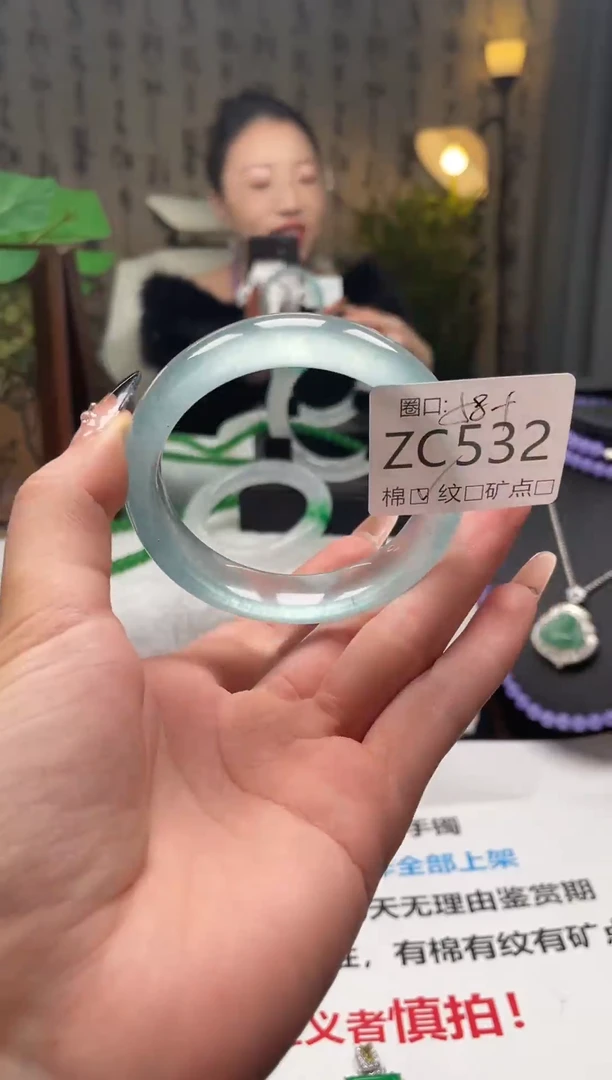 天**强静宝石英岩手镯ZC532