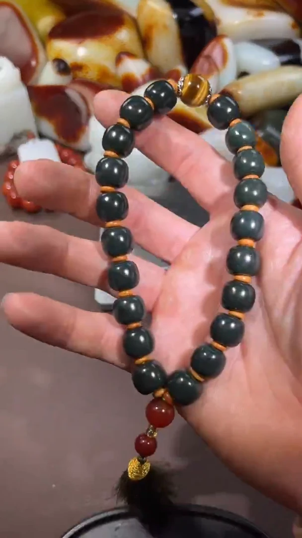 吊坠(不含链)未镶嵌和田玉梦**海手串