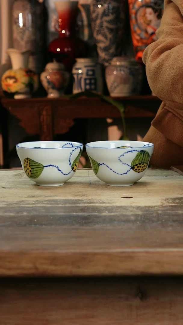 【闪购商品】瓷片景德镇纯手工釉下彩精品餐具