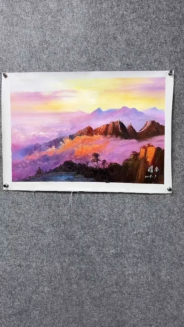 油画朱Y奎-4P-风景油画