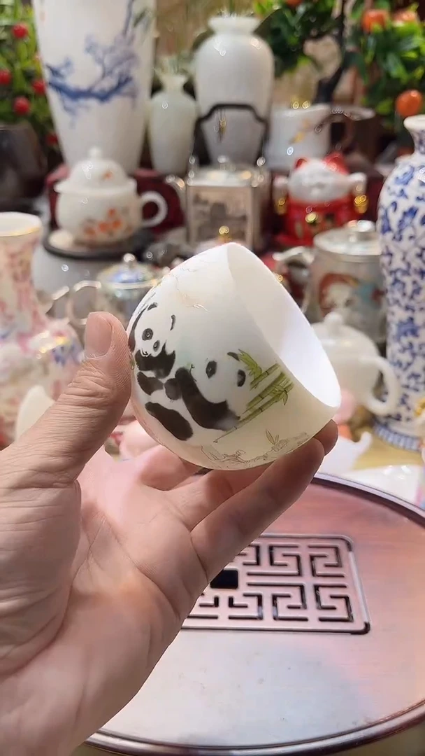 瓷片德艺茶器直播间@@熊猫